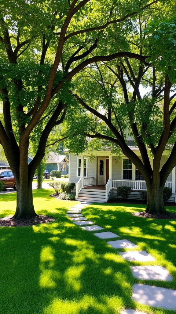 Plant trees for shade