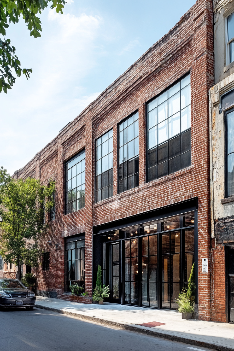 Adaptive reusing project that converted the old warehouse into a modern home