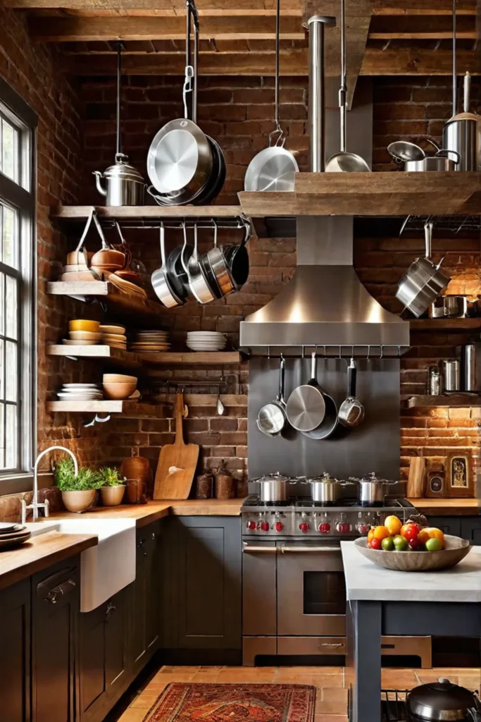 Rustic kitchen design