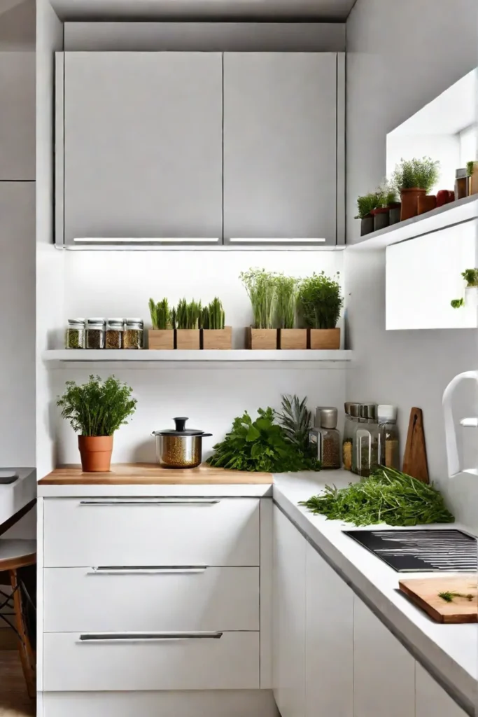 Space-saving kitchen