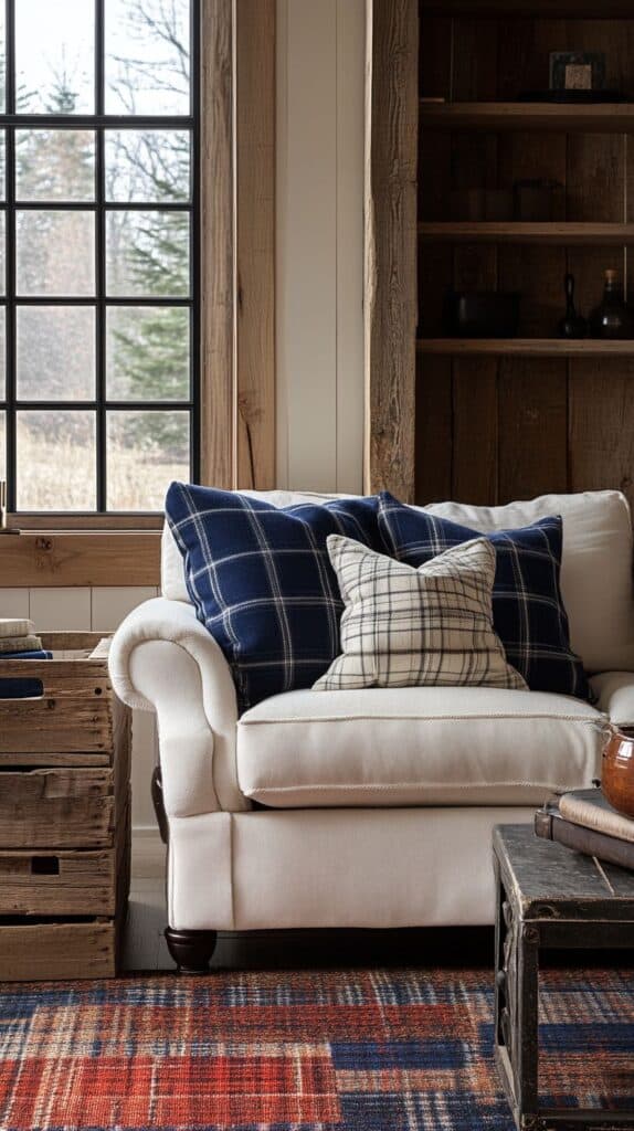 cozy farmhouse living room