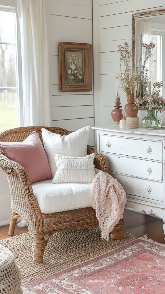 cozy farmhouse living room