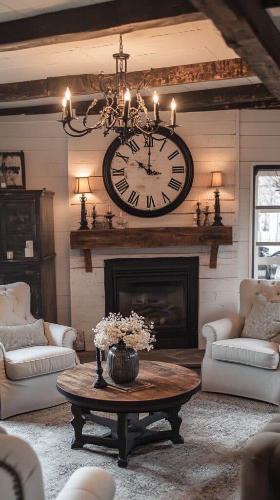 cozy farmhouse living room