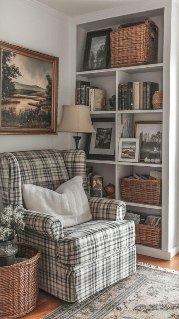 cozy farmhouse living room