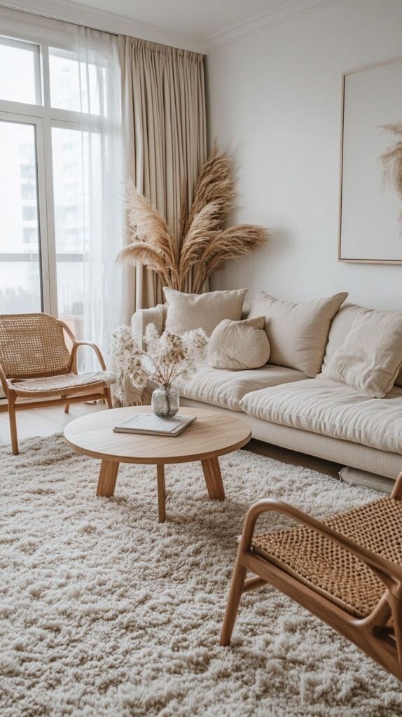 Modern living room from the middle of the century 