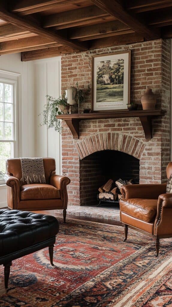 Modern living room from the middle of the century 