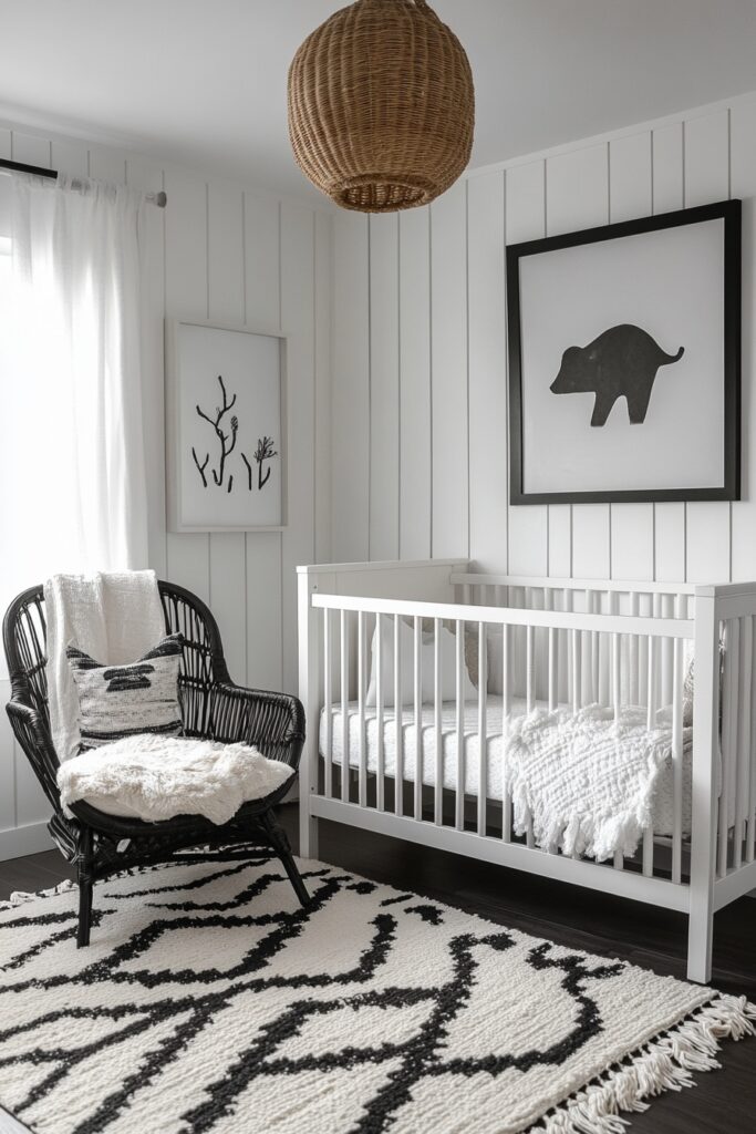 Monochrome magical children's room