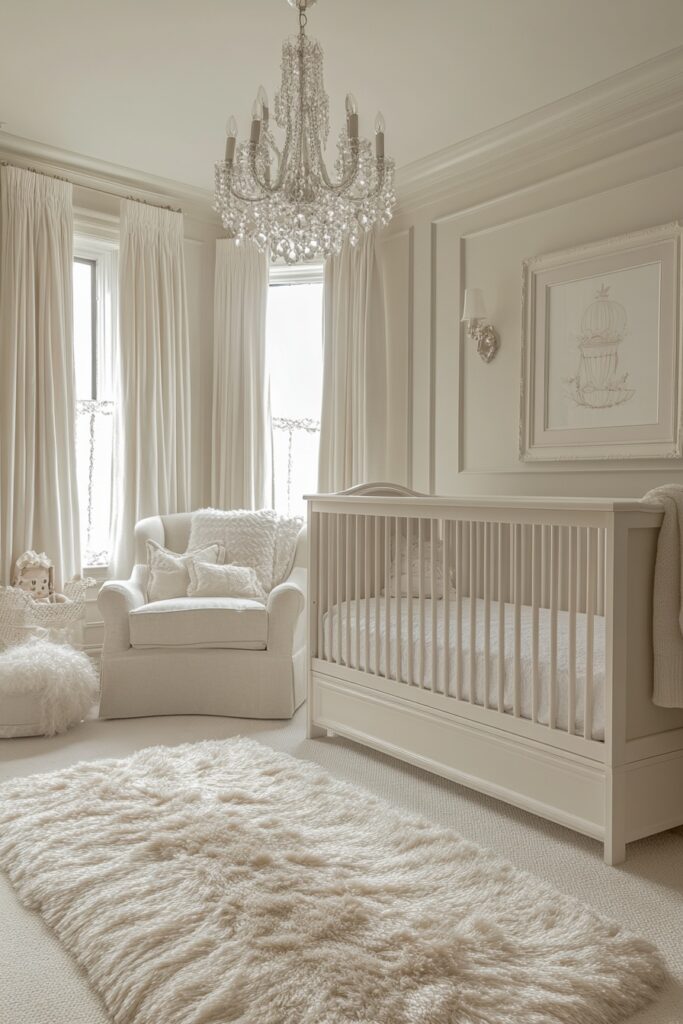 Elegant, simple children's room