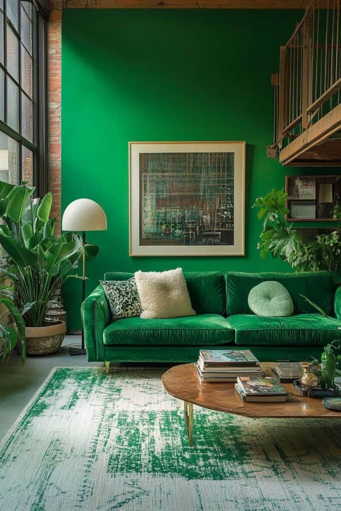 Green living room