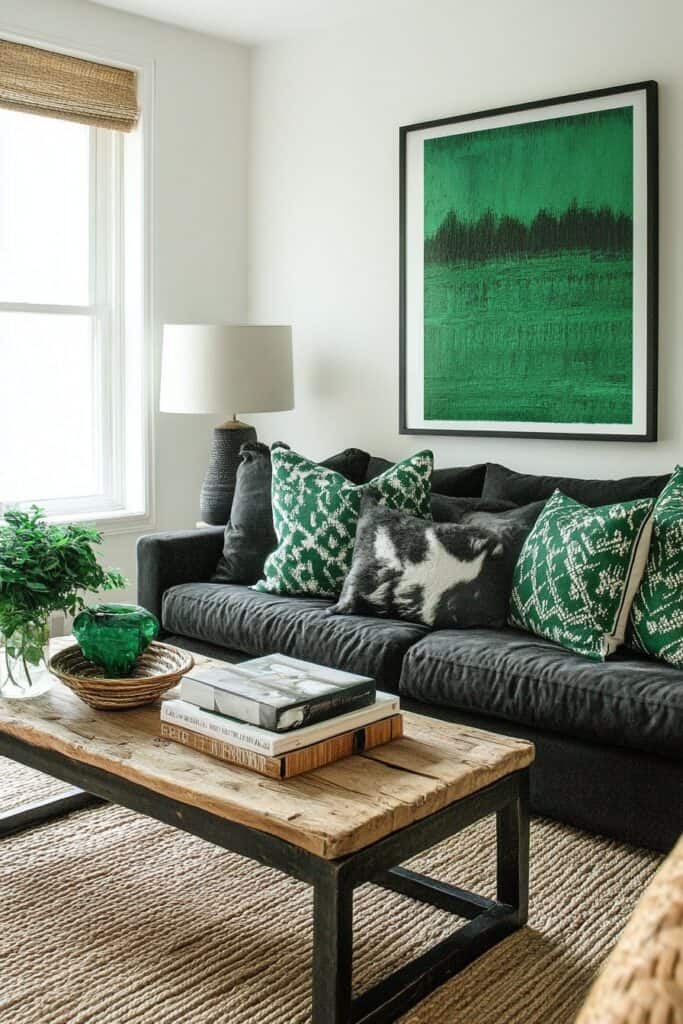 Green living room