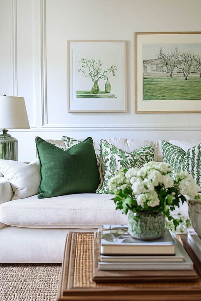 Green living room