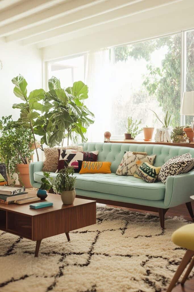 Green living room