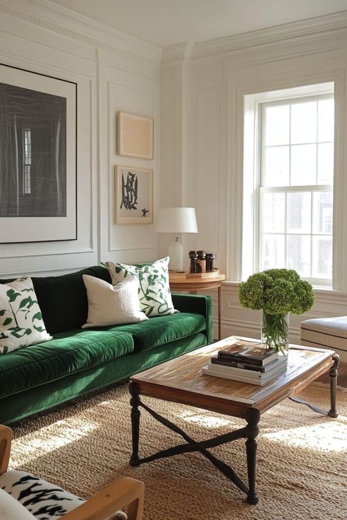 Green living room