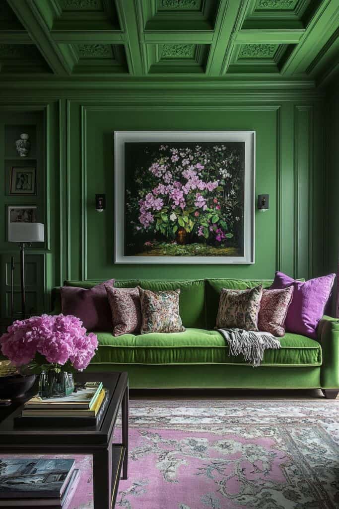 Green living room