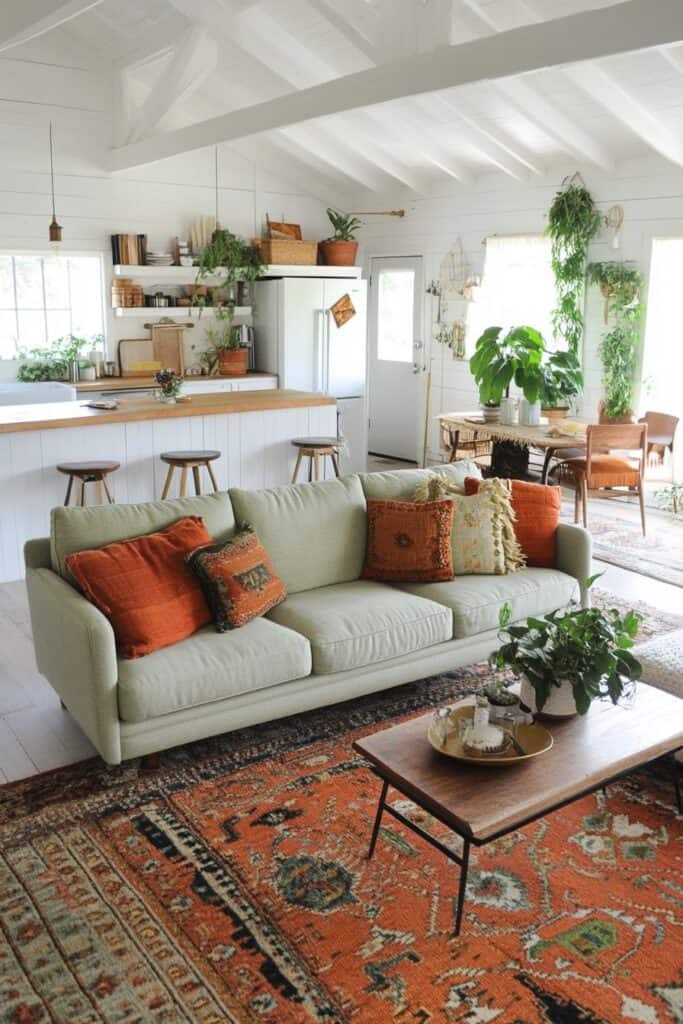 Green living room