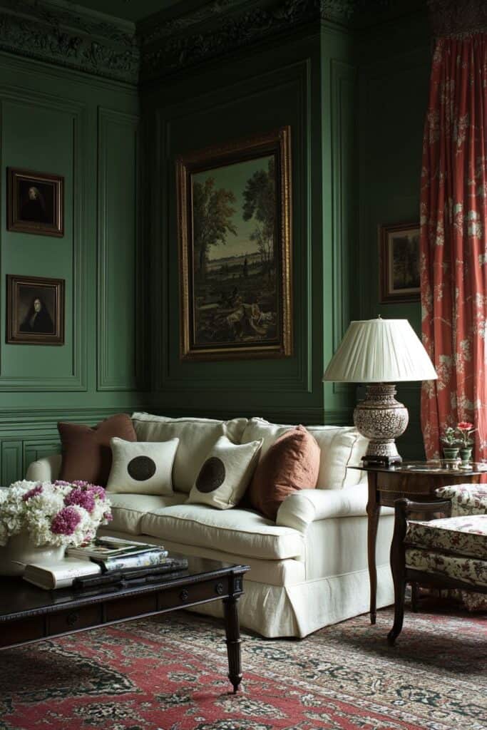 Green living room