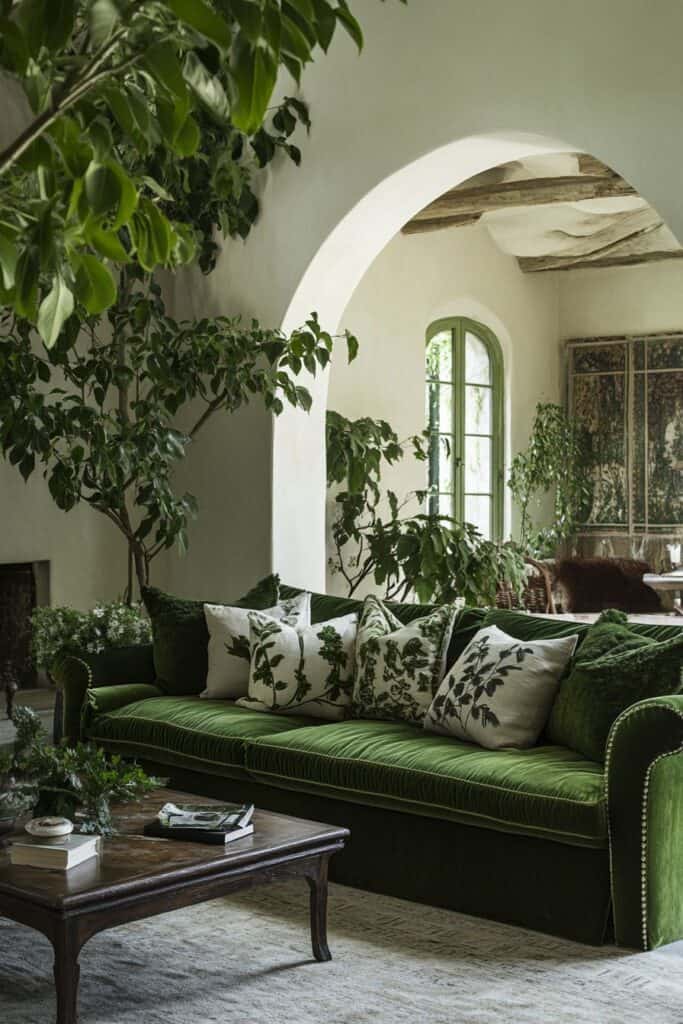 Green living room