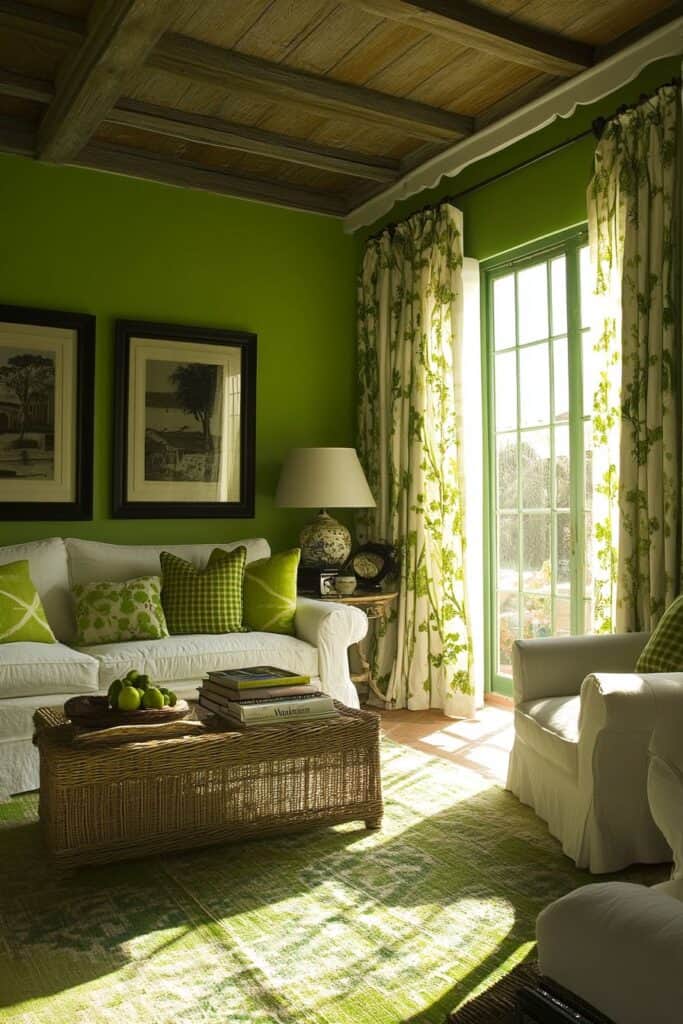 Green living room