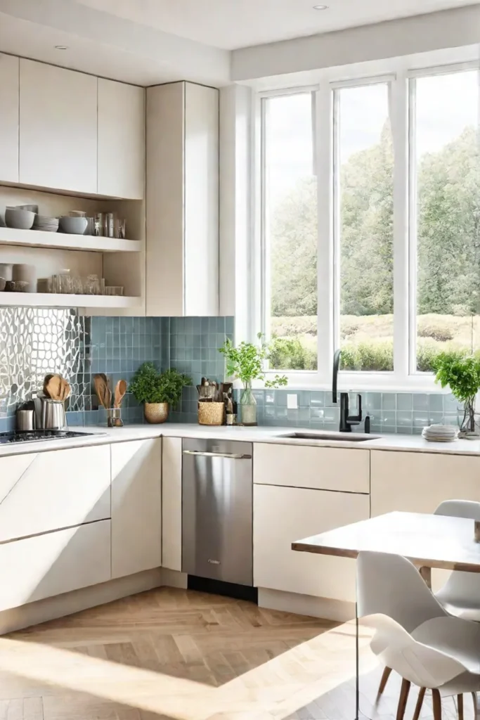 Natural light in the kitchen