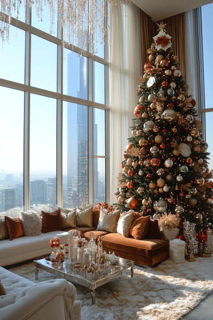 Luxury -penthouse Christmas party