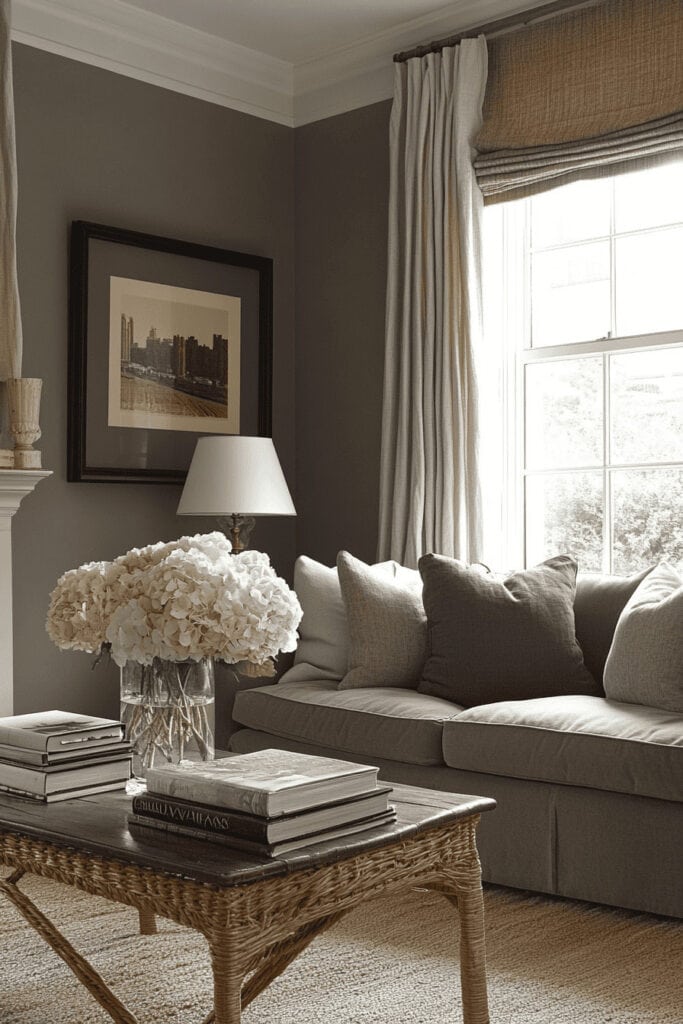 gray living room