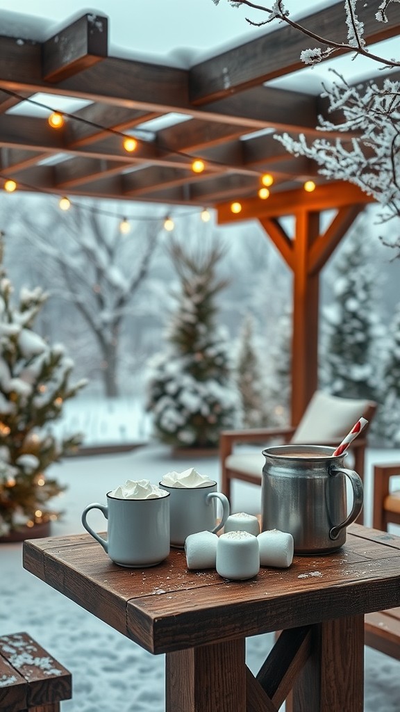 Hot chocolate station