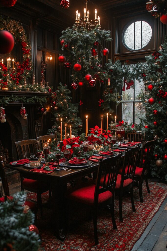 Festive table decoration