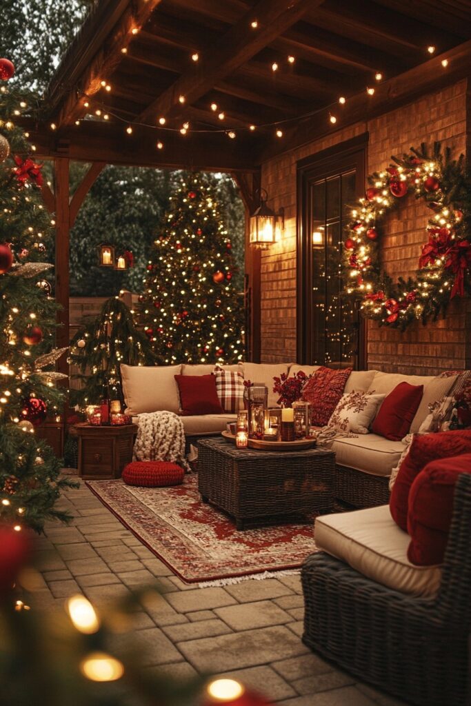 Christmas mood outdoors