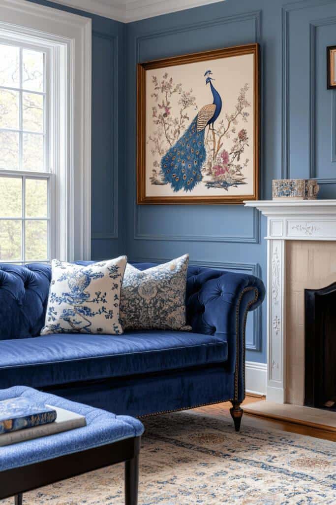         Blue living room ideas