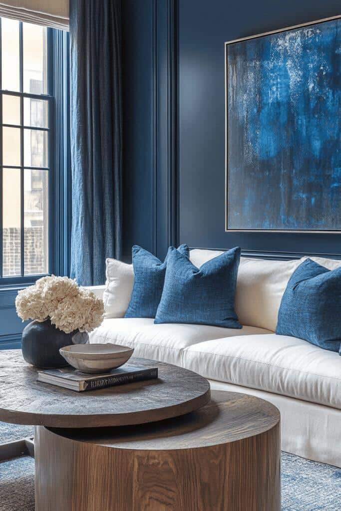         Blue living room ideas