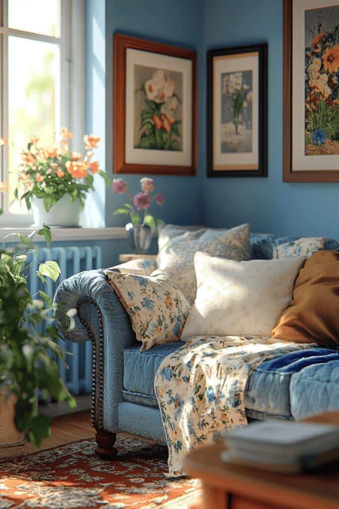         Blue living room ideas