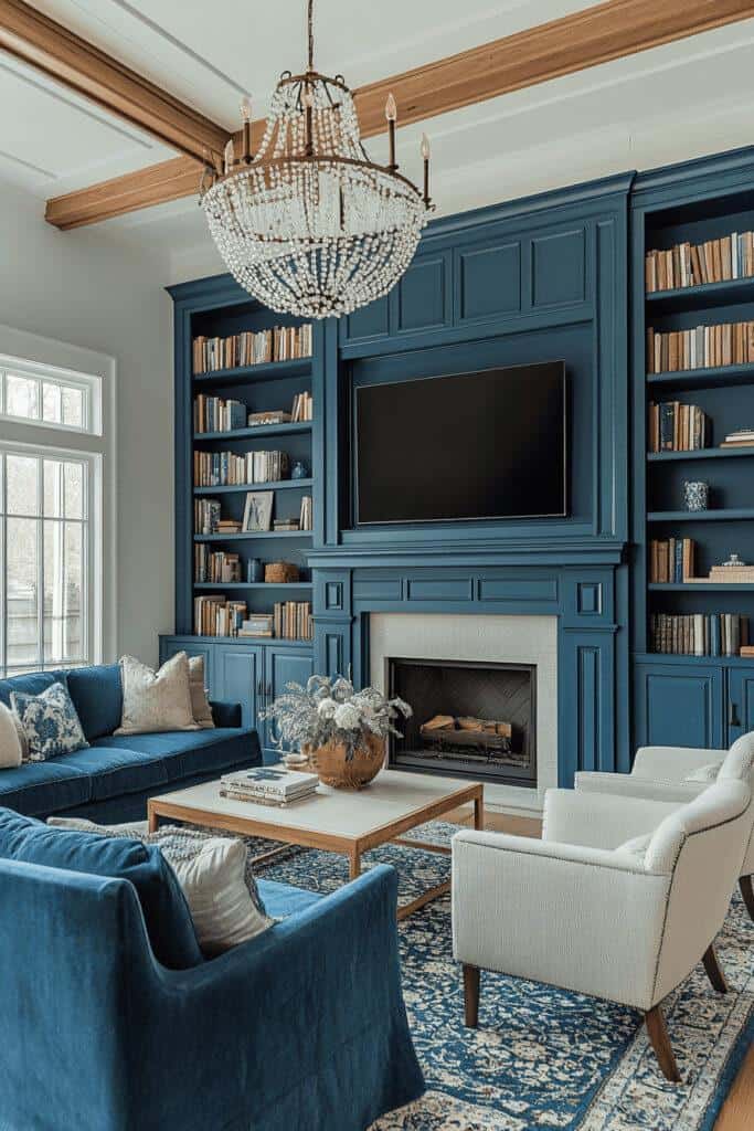         Blue living room ideas