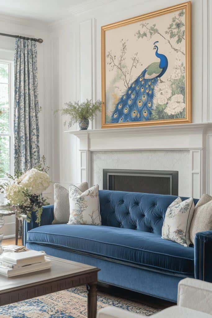         Blue living room ideas