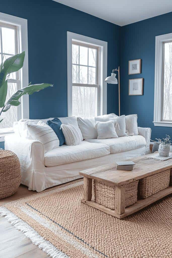         Blue living room ideas