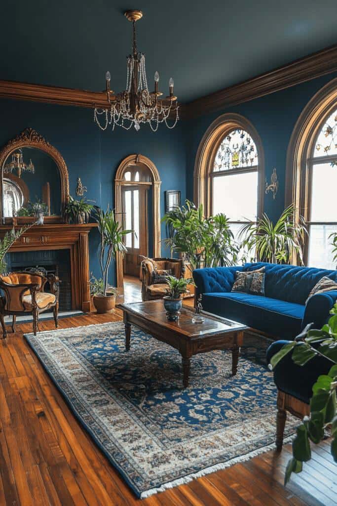         Blue living room ideas