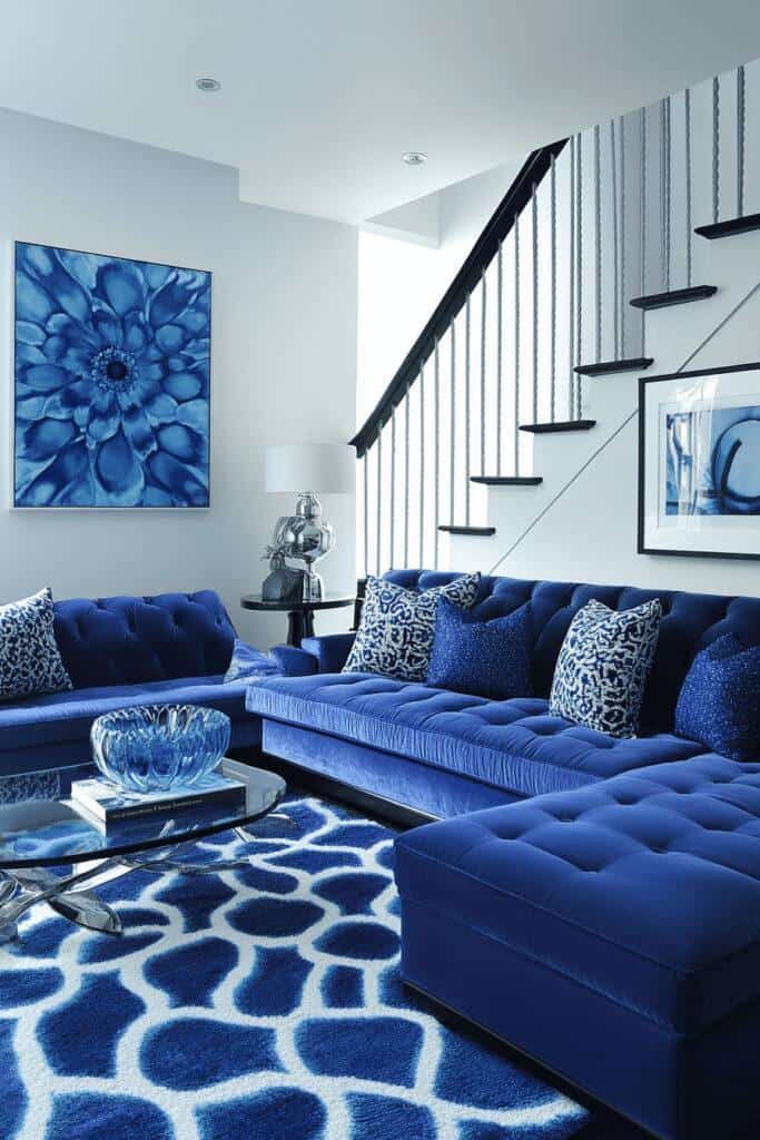         Blue living room ideas