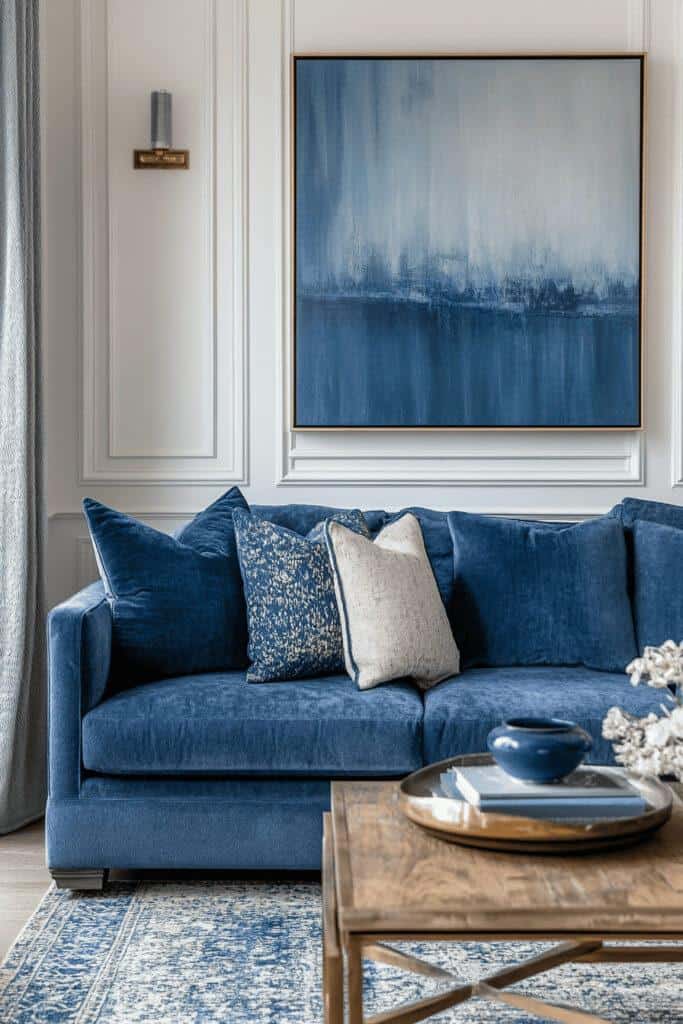         Blue living room ideas