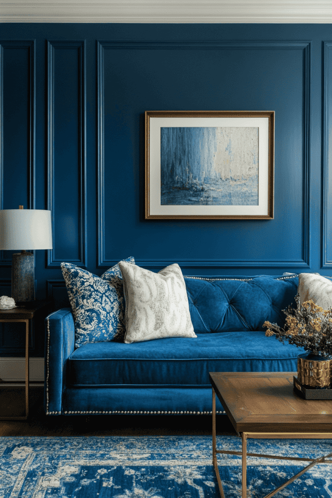         Blue living room ideas