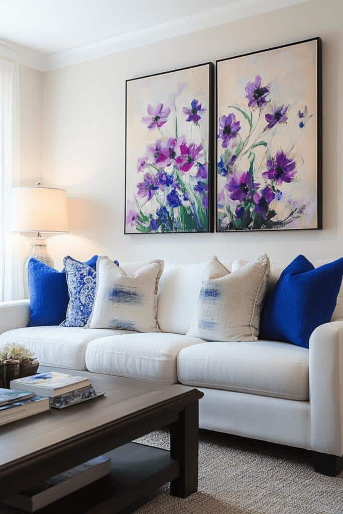         Blue living room ideas