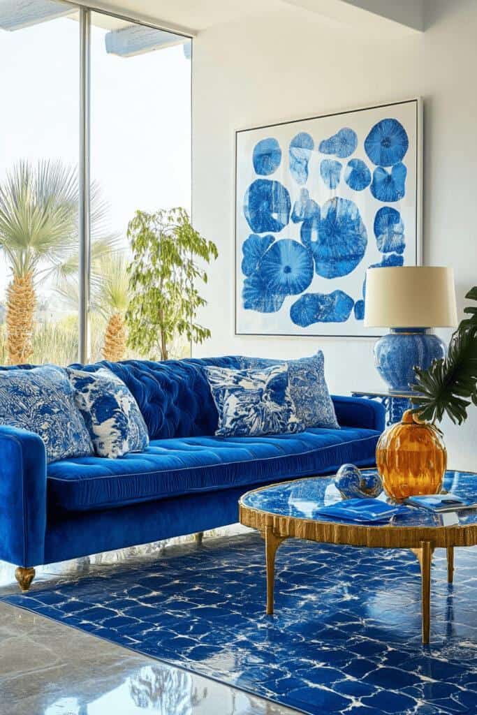         Blue living room ideas