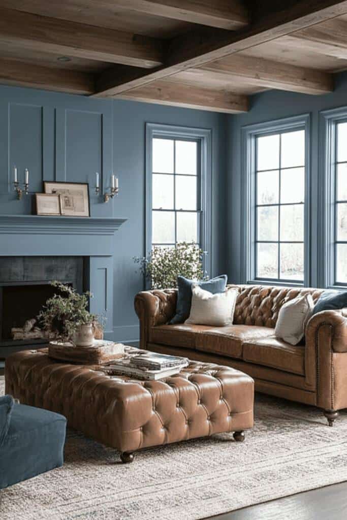         Blue living room ideas