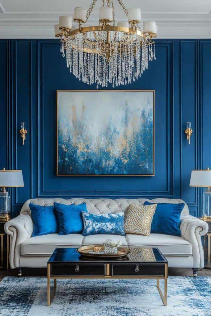         Blue living room ideas