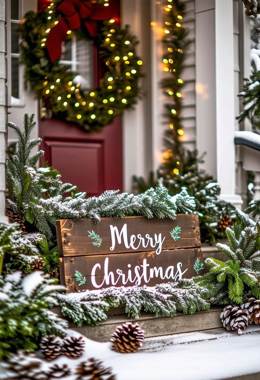 Rustic wooden signs