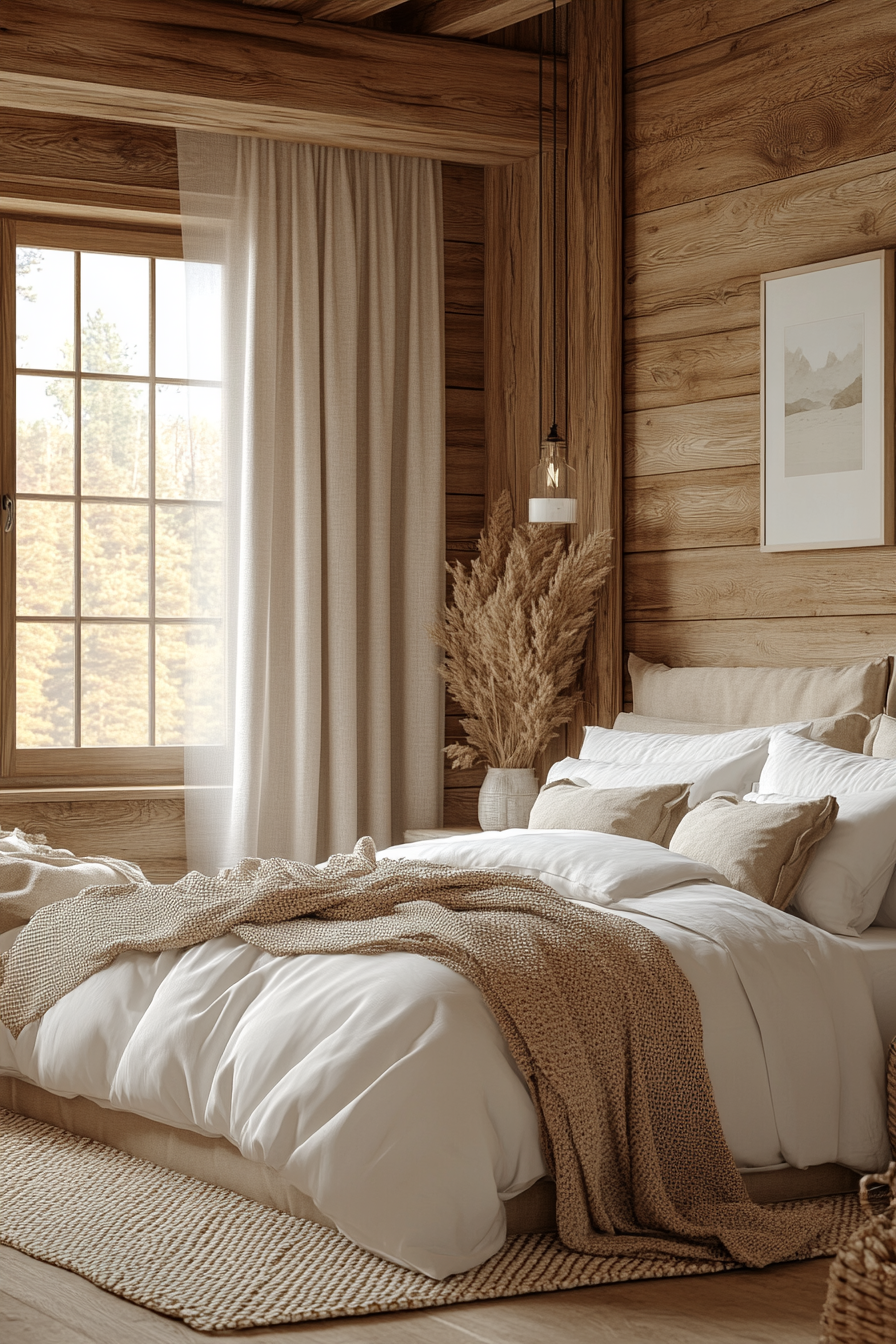 Rustic farmhouse bedroom