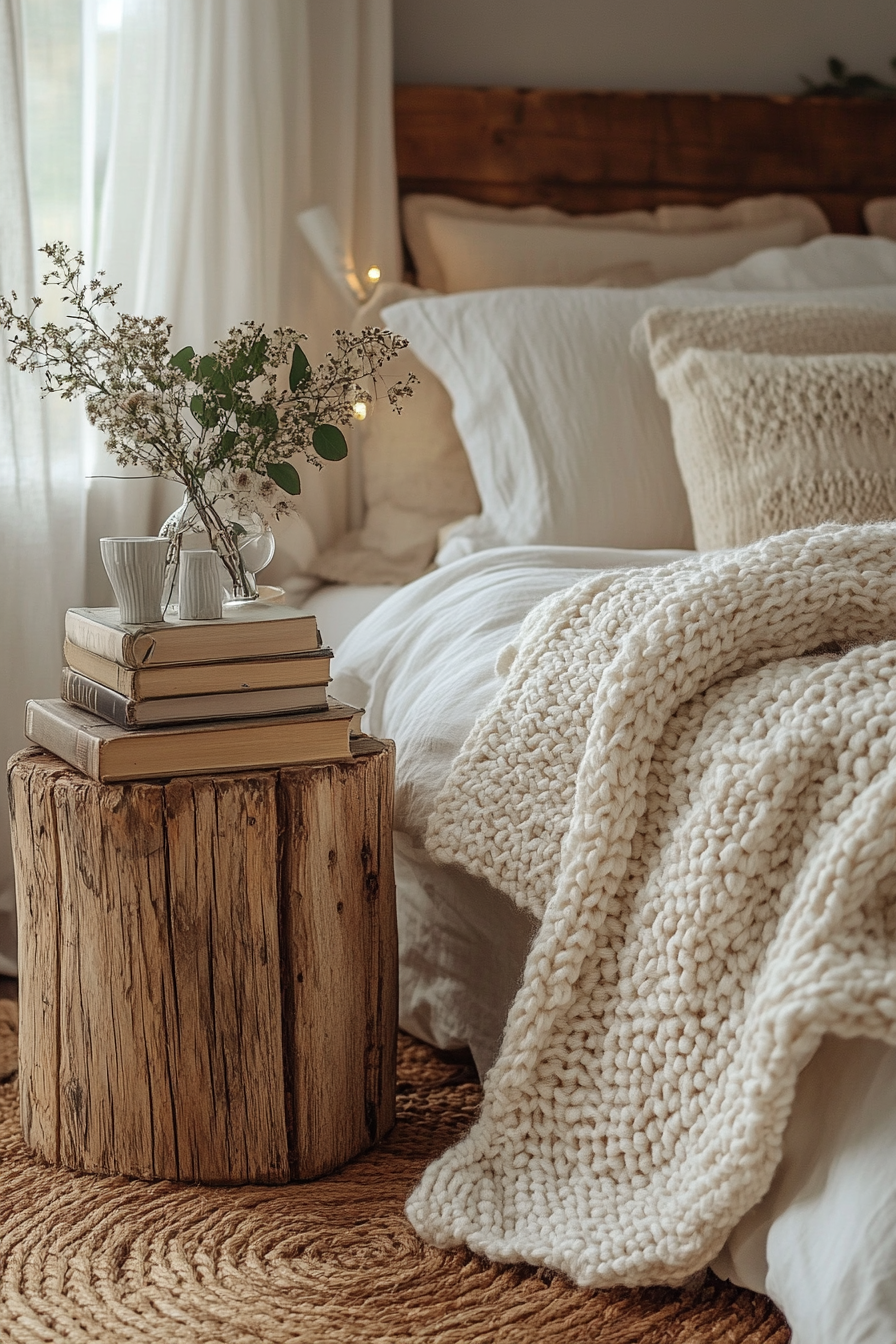 Rustic farmhouse bedroom