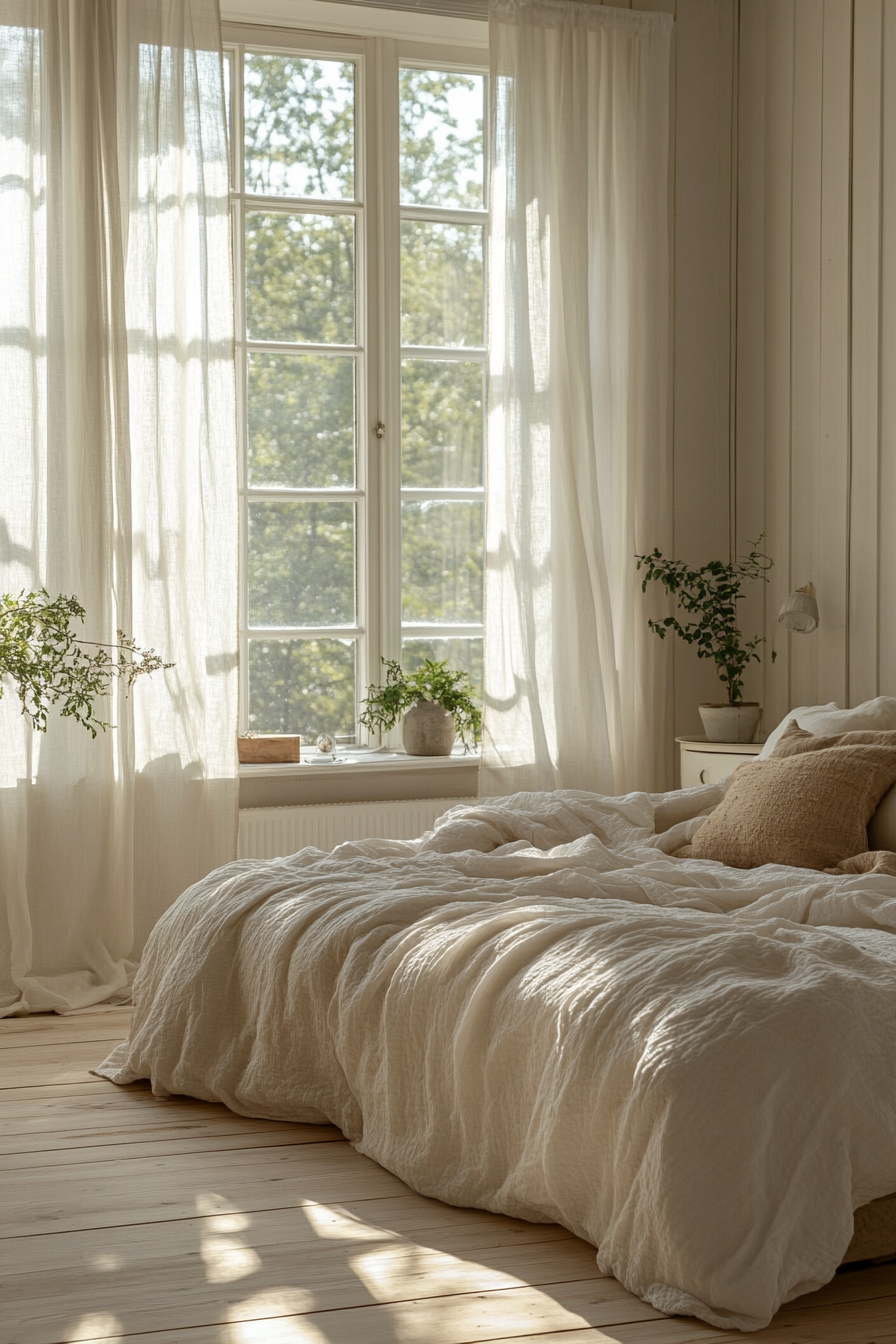 Rustic farmhouse bedroom