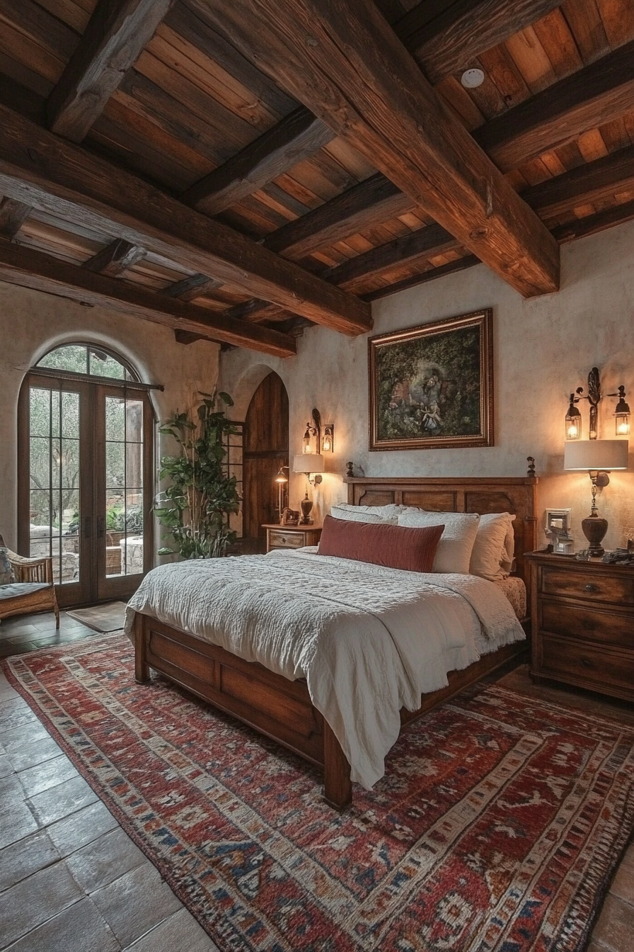 Rustic farmhouse bedroom