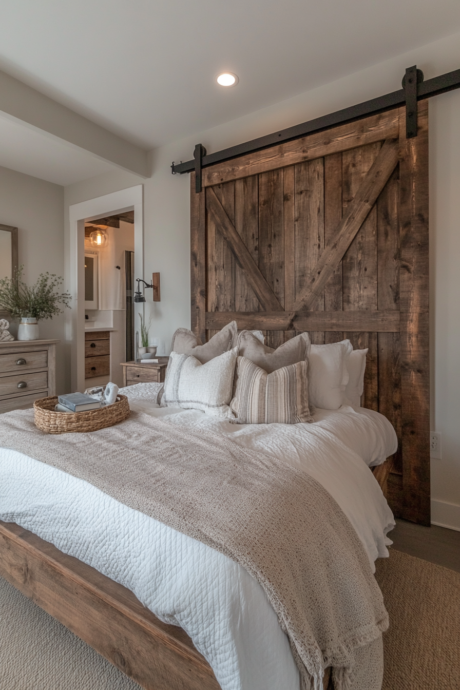 Rustic farmhouse bedroom