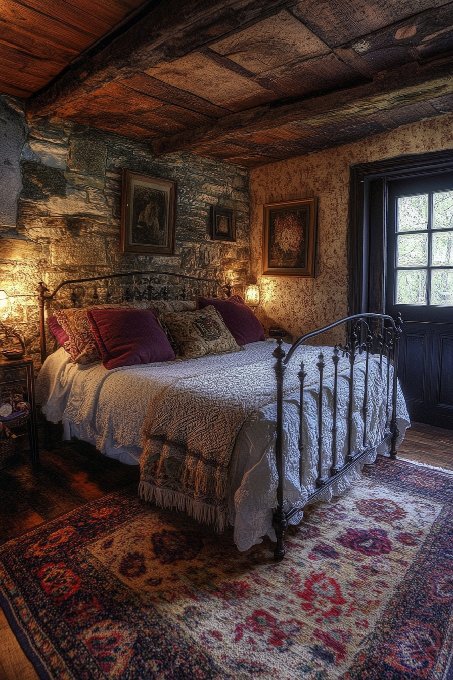 Rustic farmhouse bedroom