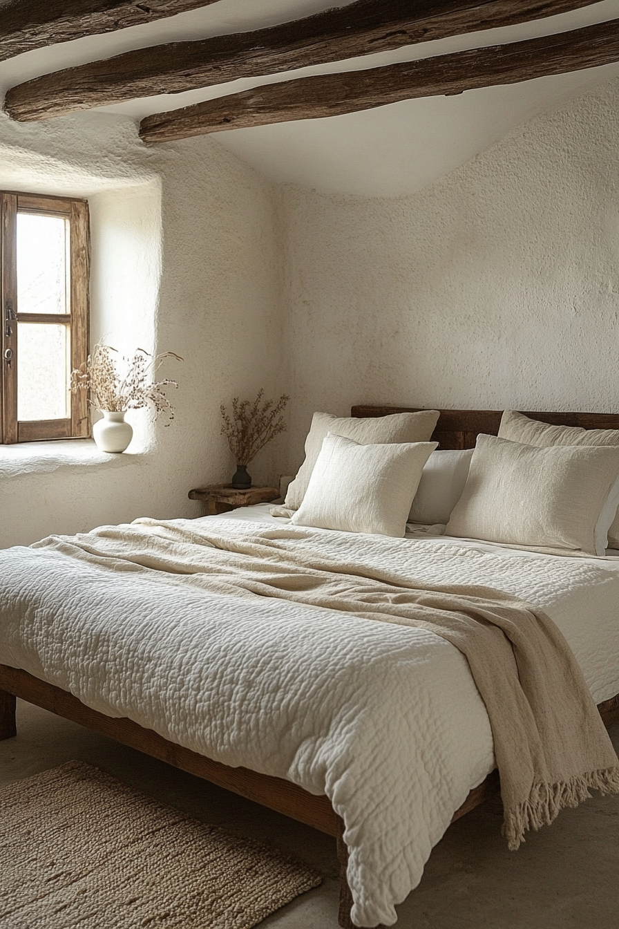 Rustic farmhouse bedroom